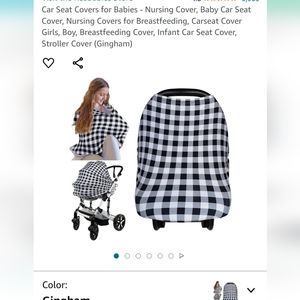 New!! Car seat cover for babies